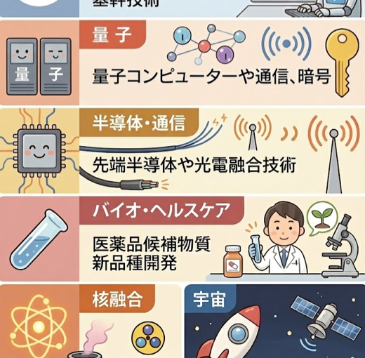 2025年11月25日(火曜日) 1面 6つの国家戦略技術の話題